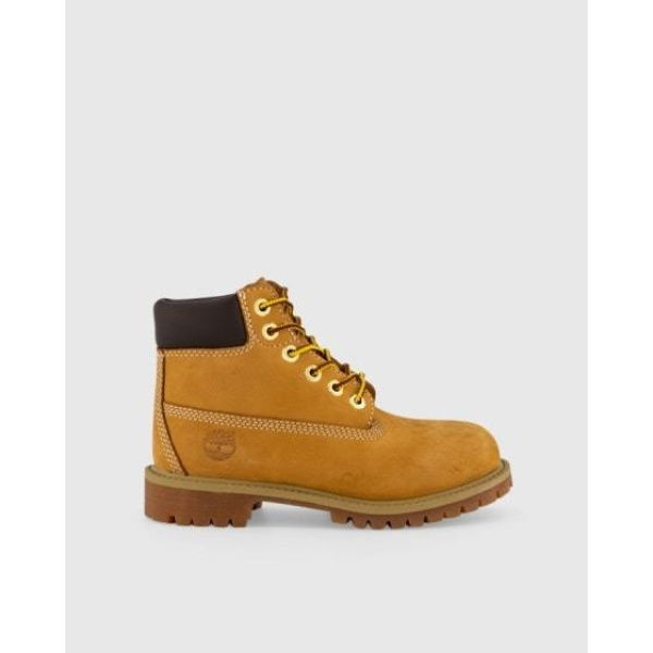 Timberland Kids Youth 6-inch Premium Boot Wheat Nubuck