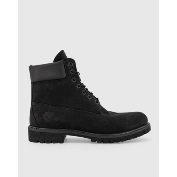 Timberland Men's 6-inch Premium Waterproof Boot Black Nubuck