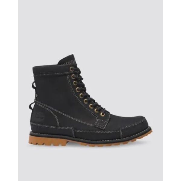 Timberland Mens Original 6-inch Boot Black Nubuck