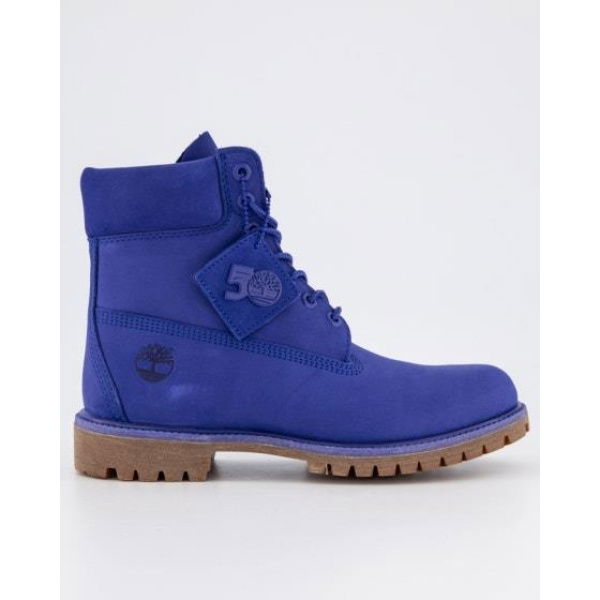 Timberland Men's Timberland 50th Anniversary Edition Premium 6-inch Wp Boot Bright Blue Nubuck