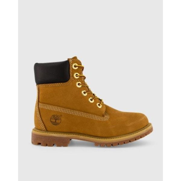 Timberland Women's 6-inch Premium Waterproof Boot Wheat Waterbuck