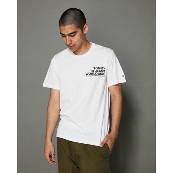 Tommy Hilfiger Crew Neck Logo T-shirt White