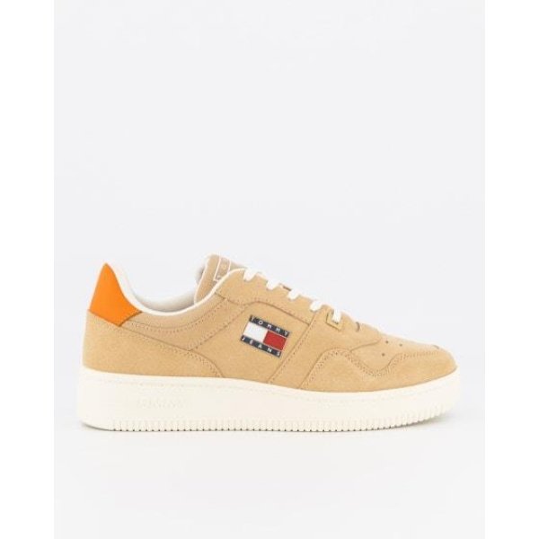 Tommy Hilfiger Mens Suede Fine Cleat Basketball Trainers Tawny Sand