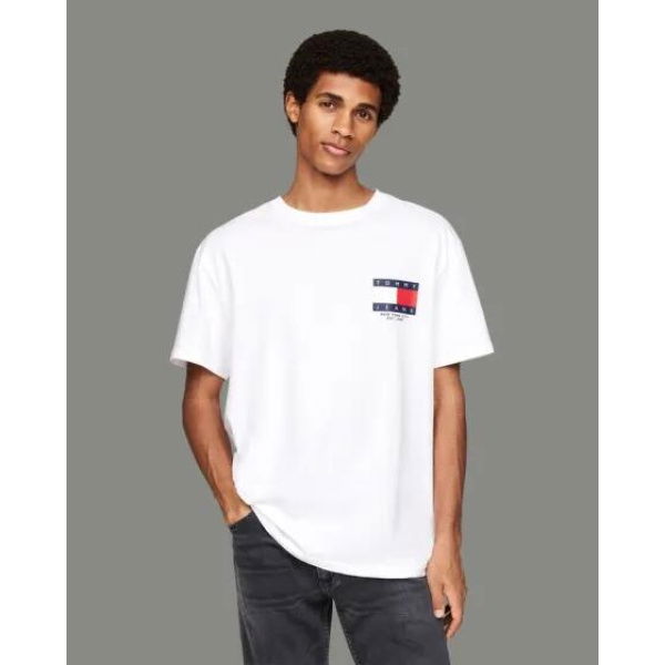 Tommy Hilfiger Regular Fit Printed Tee White