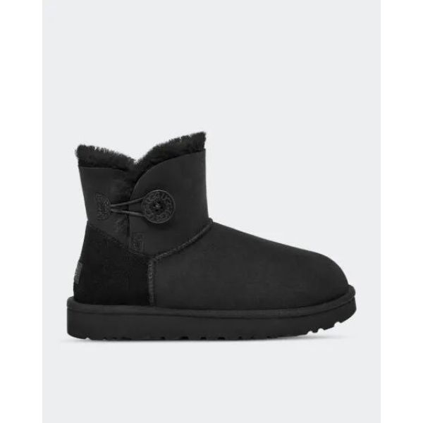 Ugg Womens Mini Bailey Button Ii Black