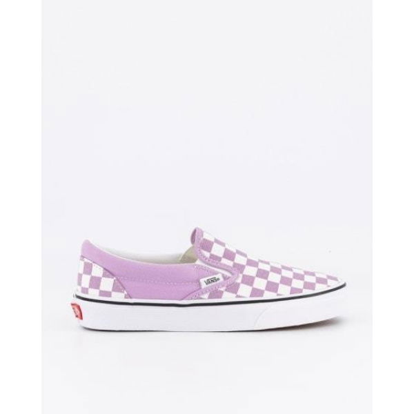 Vans Classic Slip-ons Color Theory Checkerboard Lupine