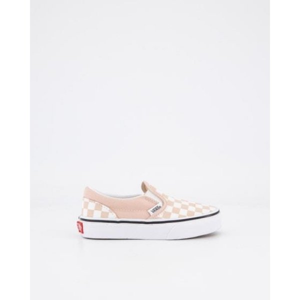 Vans Kids Classic Slip-on Color Theory Checkerboard Rose Smoke