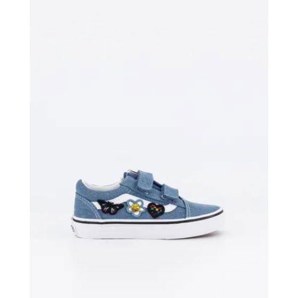 Vans Kids Old Skool V Denim Navy