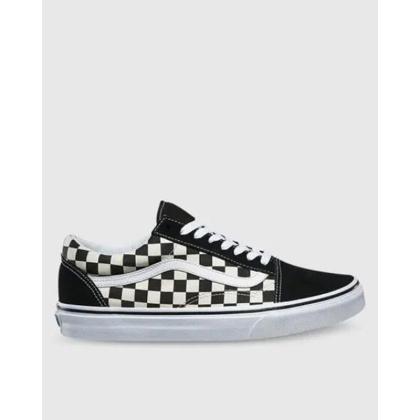 Vans Old Skool Primary Check) Black