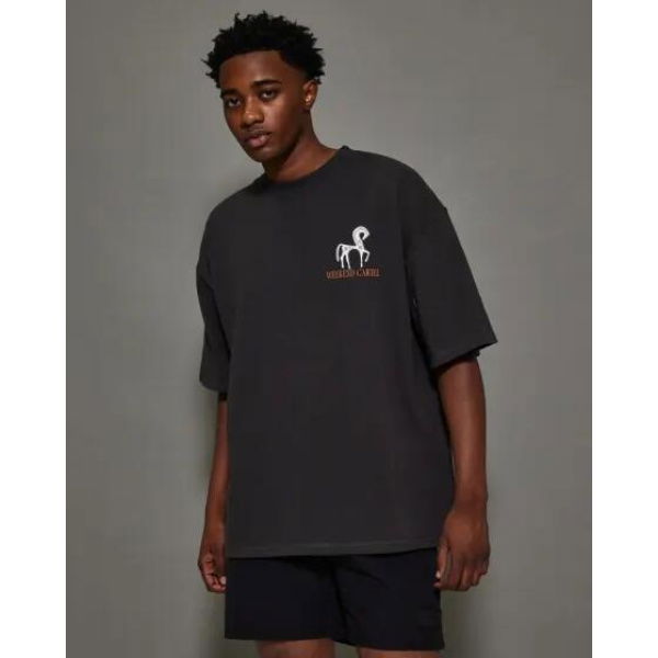 Weekend Cartel Ancient Horse Tee Washed Graphite