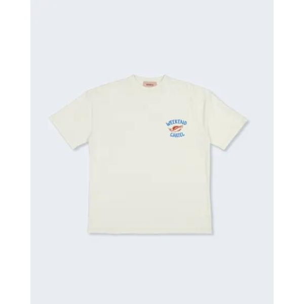 Weekend Cartel Fisher Tee Pigment White