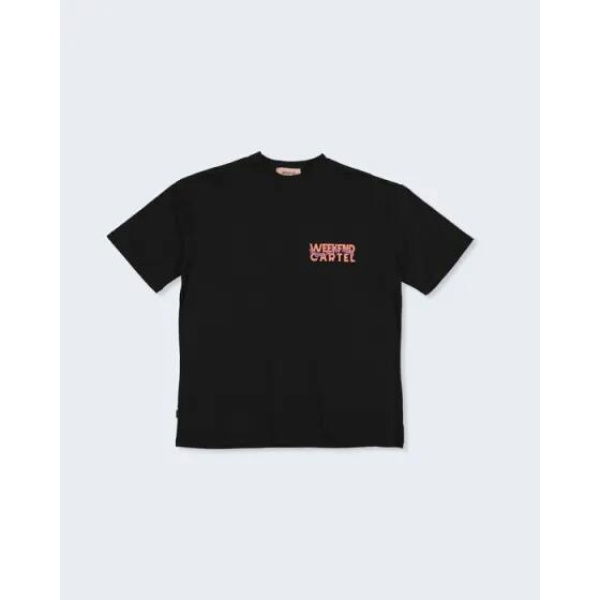 Weekend Cartel Mushie Tee Washed Black