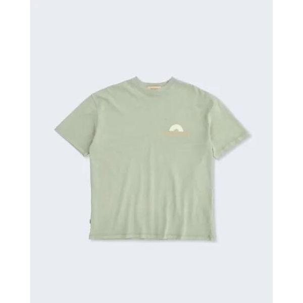 Weekend Cartel Sunrise Tee Pigment Olive Pigment Olive