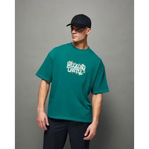 Weekend Cartel Vines Tee Teal