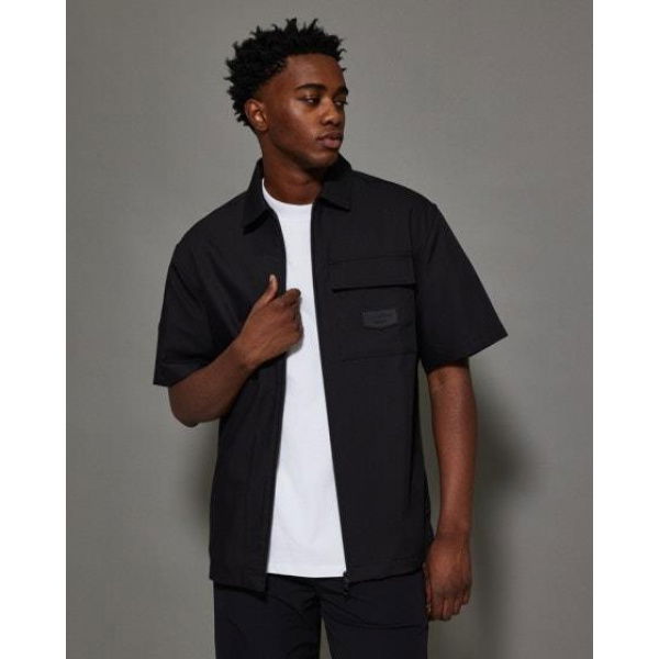 Zanerobe Boxy Ss Overshirt Black