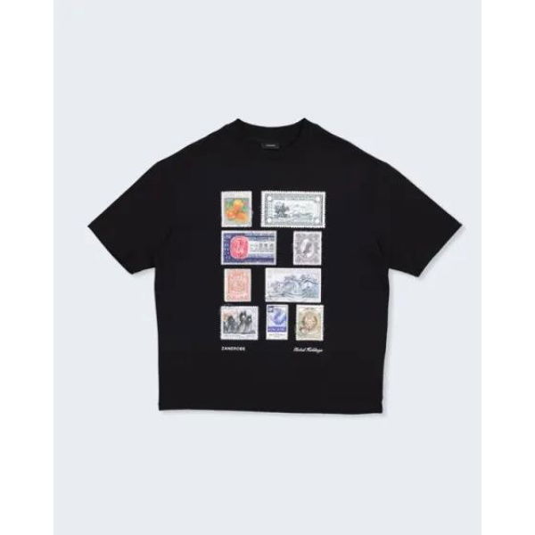 Zanerobe Stamps Lounge Tee Black