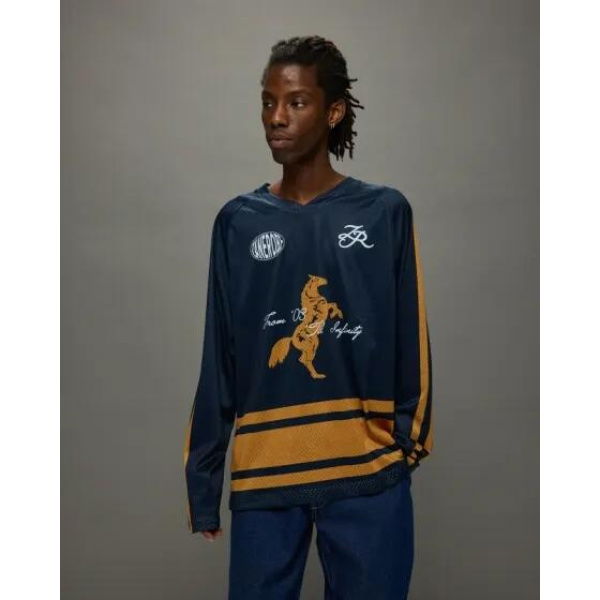 Zanerobe Steed Hockey Jersey Navy