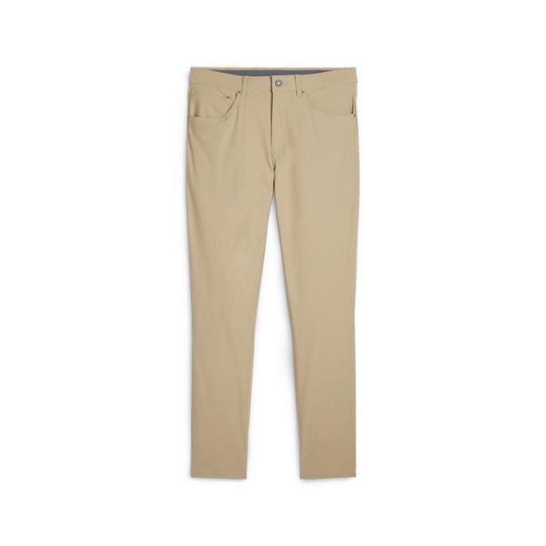 101 Men's Golf 5 Pockets Pants in Prairie Tan, Size 38/32, Polyester by PUMA