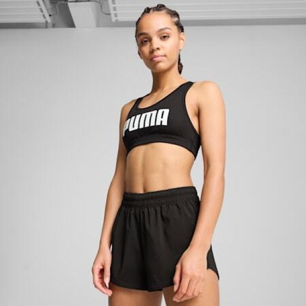 4KEEPS CLOUDSPUN Bra in Black/White Puma, Size XS, Polyester/Elastane