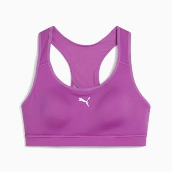 4KEEPS RUN Medium Support Bra in Wild Berry, Size XS, Polyester/Elastane by PUMA