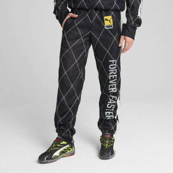 A$AP ROCKY x Distressed Sweatpants Unisex in Black, Size Small, Polyester by PUMA