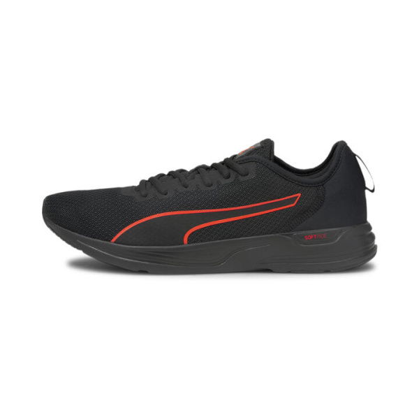 Accent Unisex Running Shoes in Black/Lava Blast, Size 10 by PUMA Shoes