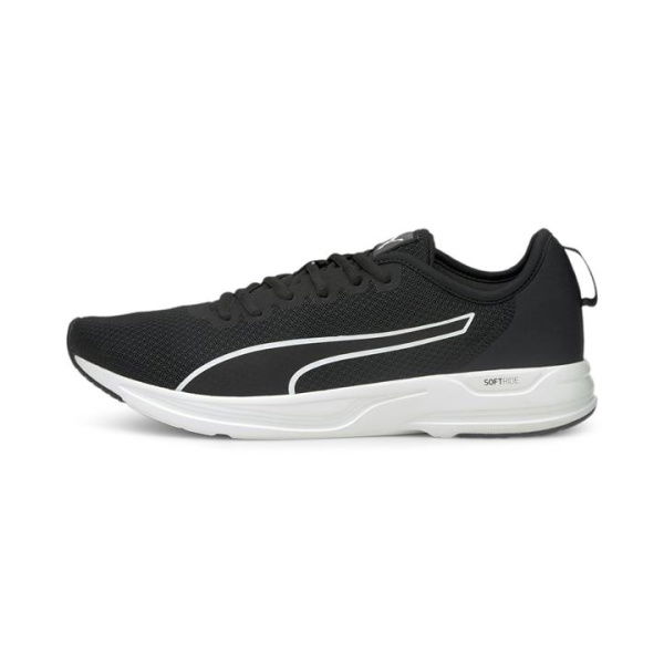 Accent Unisex Running Shoes in Black/White, Size 9, Synthetic by PUMA Shoes