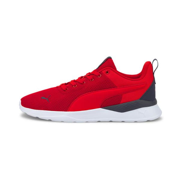 Anzarun Lite Trainers Shoes in Poppy Red/Poppy Red/Peacoat, Size 10, Textile by PUMA Shoes