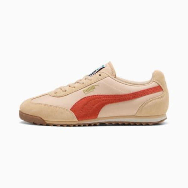 Arizona Sneakers in Light Sand/Red Fire, Size 6.5 by PUMA Shoes