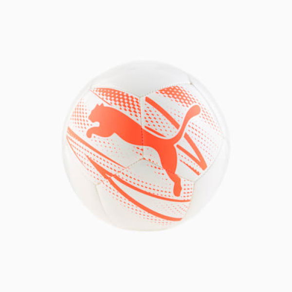 ATTACANTO Graphic Mini Football in White/Glowing Red by PUMA