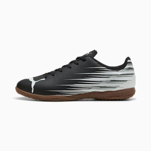 ATTACANTO II Men's Futsal Boots in Black/White, Size 7 by PUMA Shoes