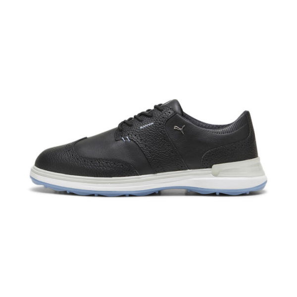 AVANT Wingtip Men's Golf Shoes in Black, Size 8.5, Synthetic by PUMA Shoes