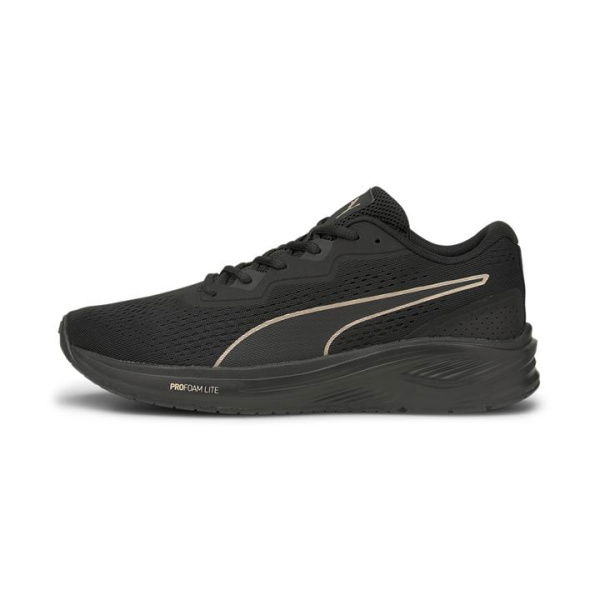 Aviator Unisex Running Shoes in Black/Rose Gold, Size 10.5 by PUMA Shoes