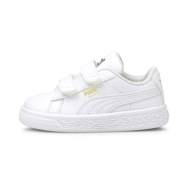 Basket Classic XXI Trainers Toddler Shoes in White, Size 10, Textile by PUMA Shoes