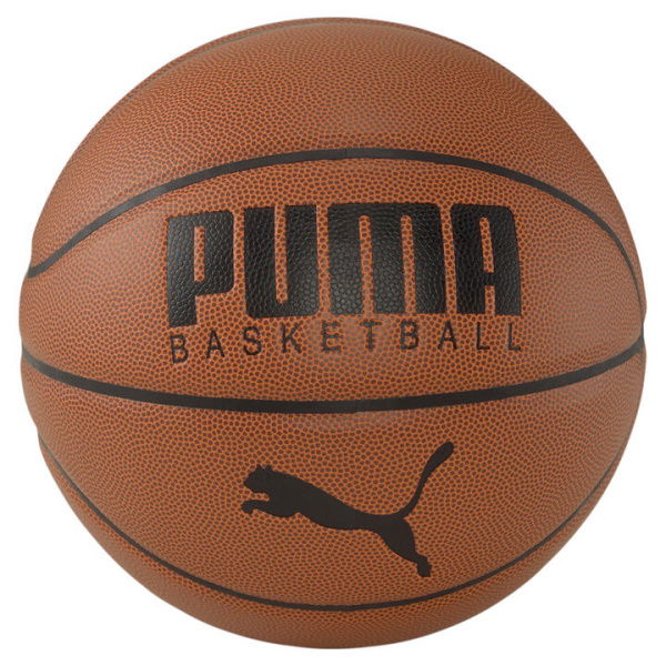 Basketball Top Ball in Leather Brown/Black, Size 7 by PUMA