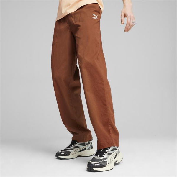 BETTER CLASSICS Men's Woven Pants in Teak, Size Medium, Cotton/Elastane by PUMA