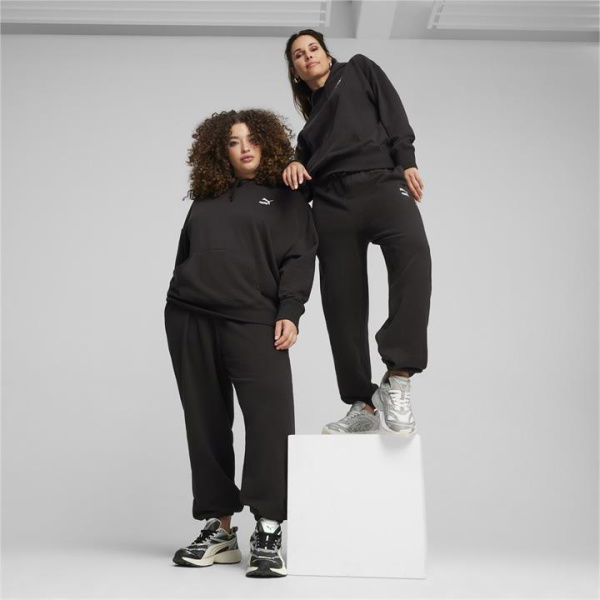 BETTER CLASSICS Women's Sweatpants in Black, Size Medium, Cotton by PUMA