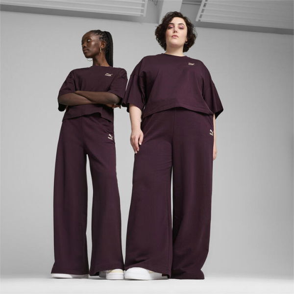 BETTER CLASSICS Women's Sweatpants in Midnight Plum, Size XS, Cotton by PUMA