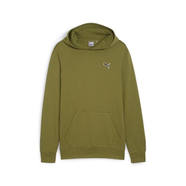Better Essentials Men's Hoodie in Olive Green, Size Large, Cotton by PUMA