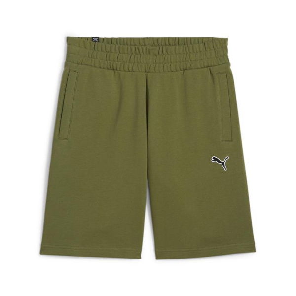 BETTER ESSENTIALS Men's Long Shorts in Olive Green, Size Medium, Cotton by PUMA