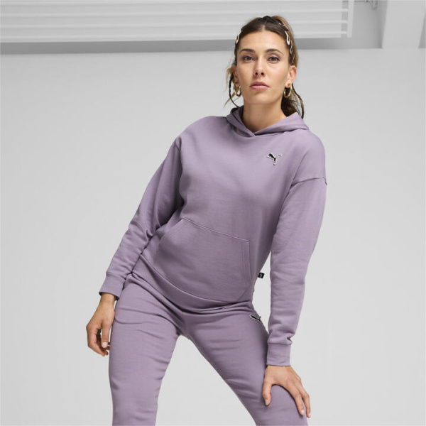 Better Essentials Women's Hoodie in Pale Plum, Size Large, Cotton by PUMA