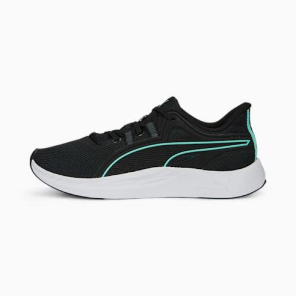 BETTER FOAM Legacy Unisex Running Shoes in Black/Electric Peppermint, Size 10 by PUMA Shoes