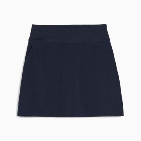 Blake 17.5 Women's Golf Skirt in Deep Navy, Size Small by PUMA