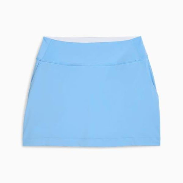 Blake Piped Women's Golf Knit Skirt in Team Light Blue, Size XS, Polyester by PUMA