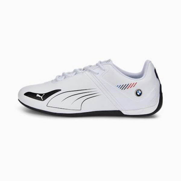 BMW M Motorsport A3ROCAT Unisex Motorsport Shoes in White/Black, Size 8, N/a by PUMA Shoes