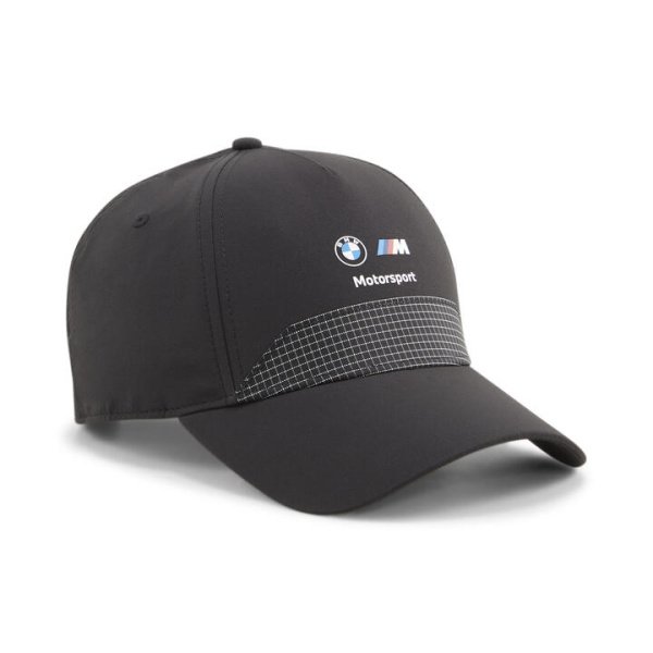 BMW M Motorsport Baseball Cap in Black, Polyamide/Polyester by PUMA