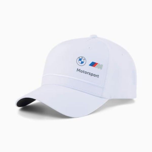 BMW M Motorsport BB Unisex Cap in White, Polyester by PUMA