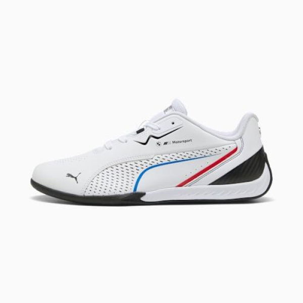 BMW M Motorsport Drift Cat 11 Unisex Sneakers in White/Black, Size 6.5, Synthetic by PUMA Shoes