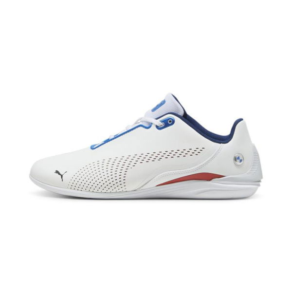 BMW M Motorsport Drift Cat Decima Unisex Shoes in White/Pro Blue/Pop Red, Size 10.5, Textile by PUMA Shoes