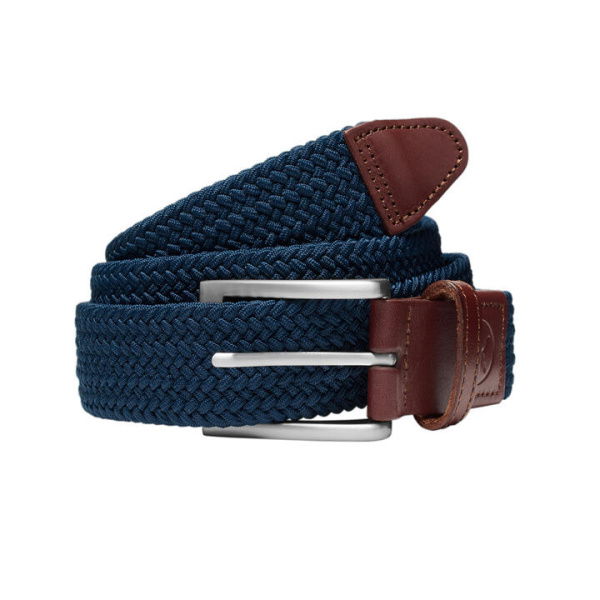 Braided Weave Men's Golf Belt in Deep Navy, Size S/M, Polyester/Rubber by PUMA